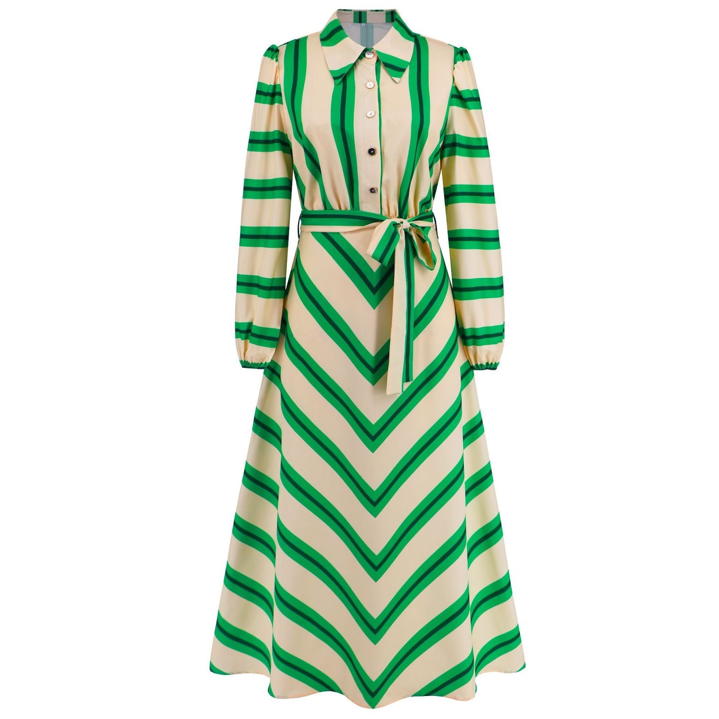 Luvik | Elegant Cardigan Mekko nappikoristeilla
