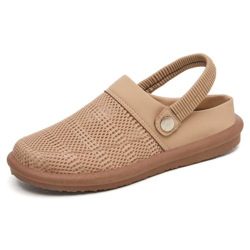 Femme Kevyet Slip-On Mukavuus Sandalias, joissa on hengittävä Mesh-suunnittelu Luvik