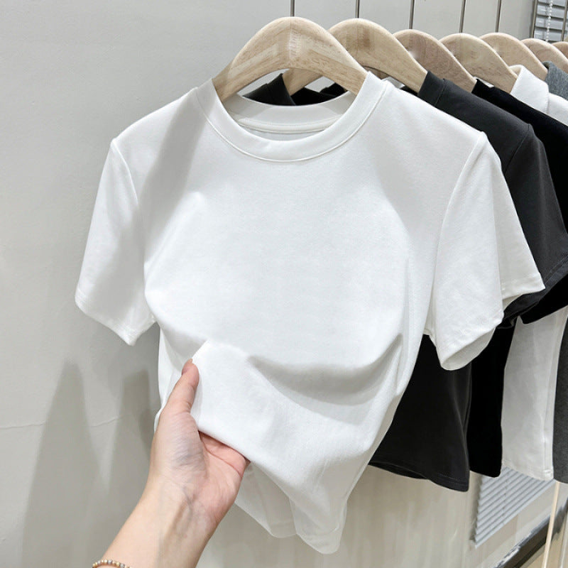 Miesten Klassinen Crew Neck Vapaa-aika T-paita Luvik