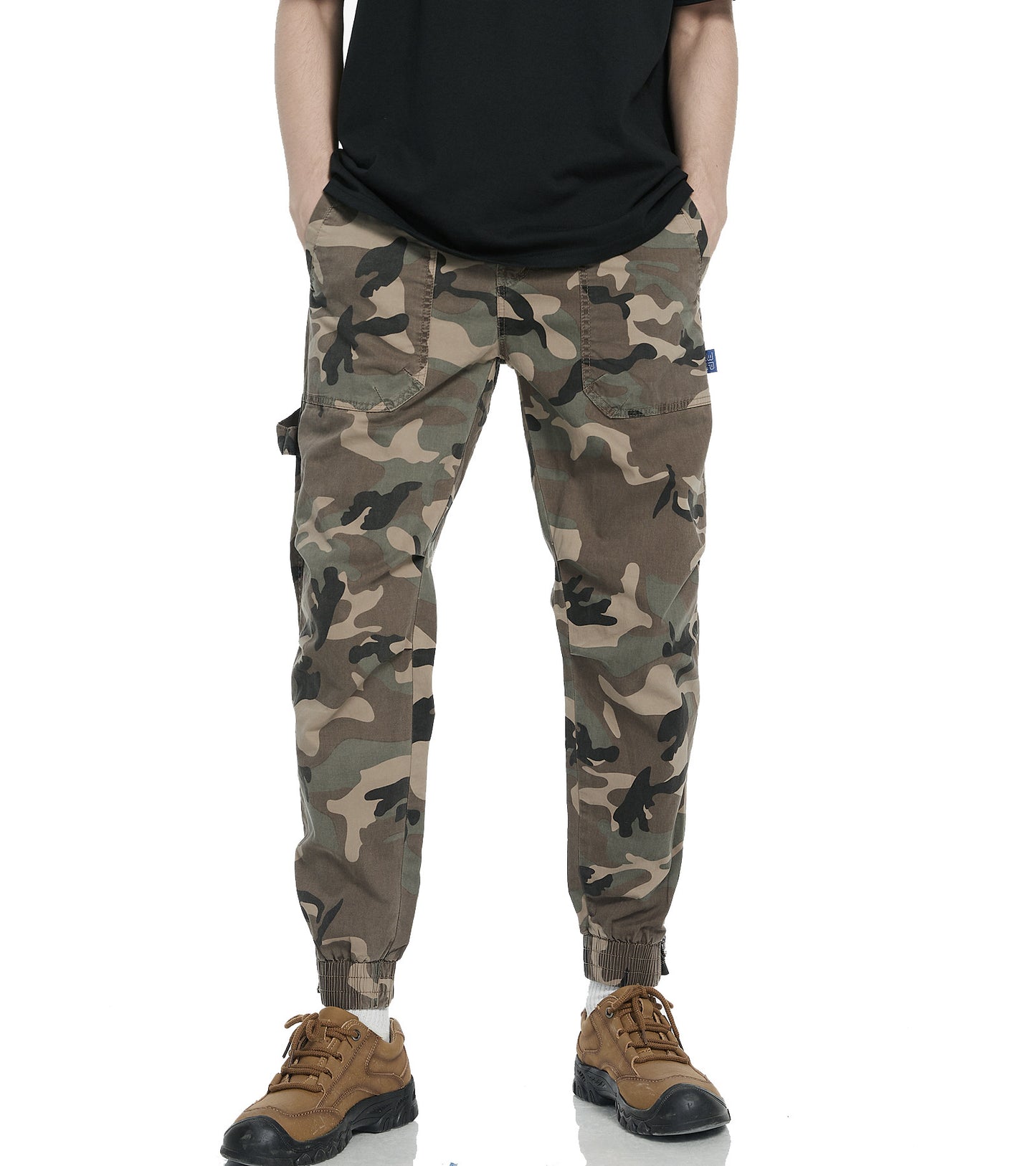 Herren Camo Utility Cargo Hose Luvik