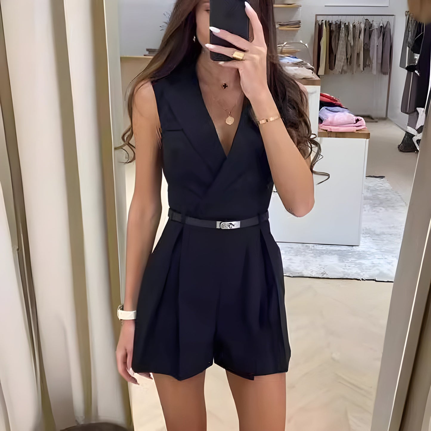 Luvik | Tyylikäs hihaton jumpsuit