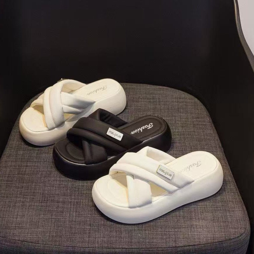 Naisten Mukavat Flatform Pantolit Luvik