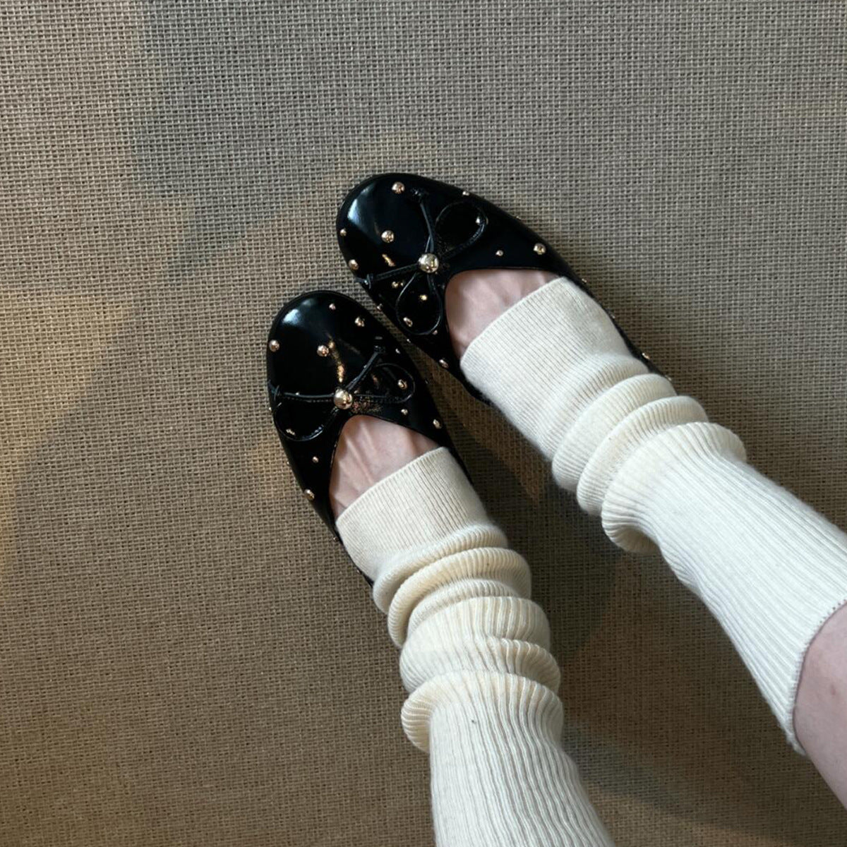 Naisten Koristellut Kaari-Yksityiskohdat Ballerina Tasapohjat Luvik