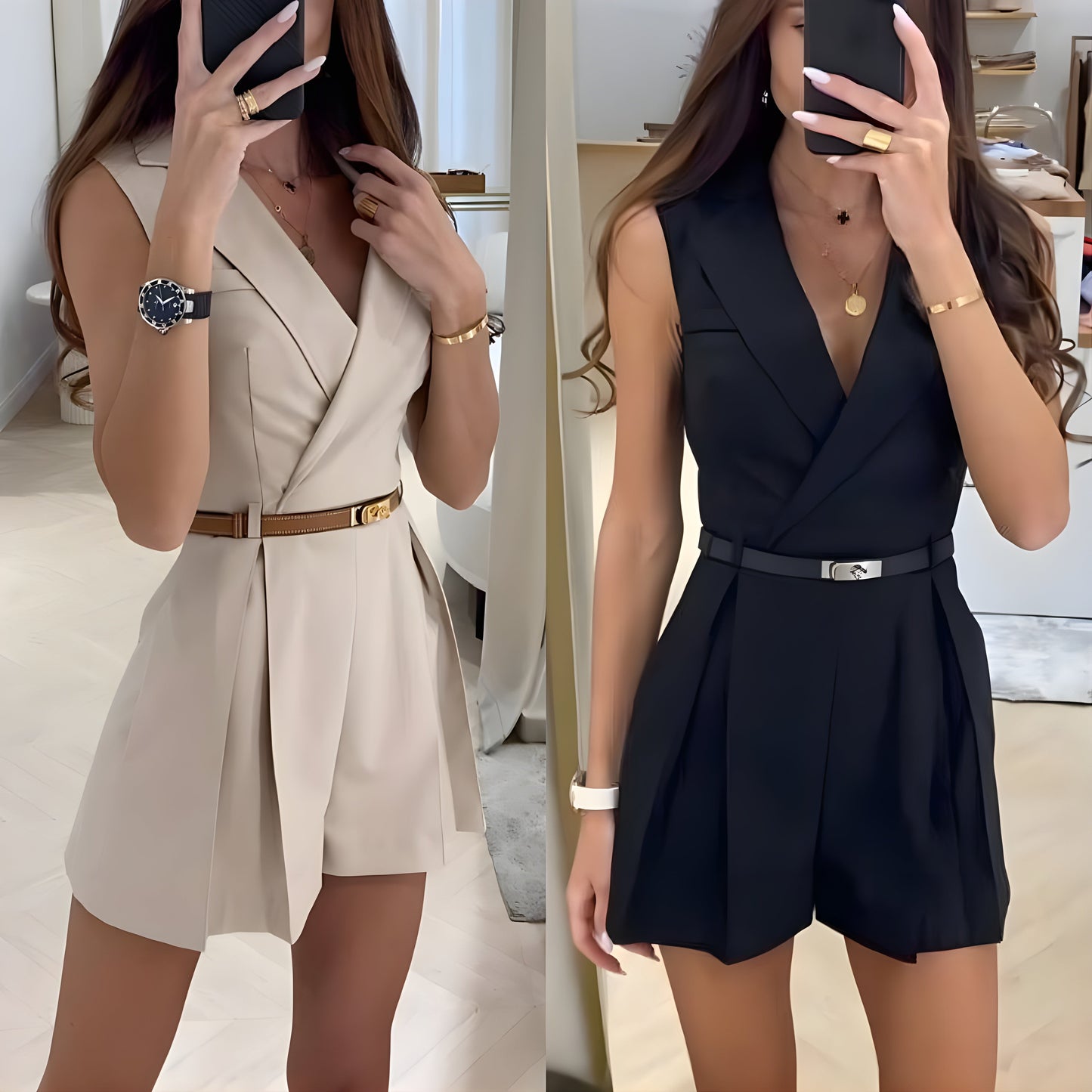 Luvik | Tyylikäs hihaton jumpsuit