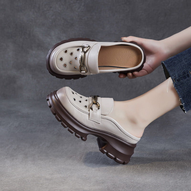 Naisten Muoti Slip-On Kengät tyylikkäillä Sydän-Leikkauksilla Luvik