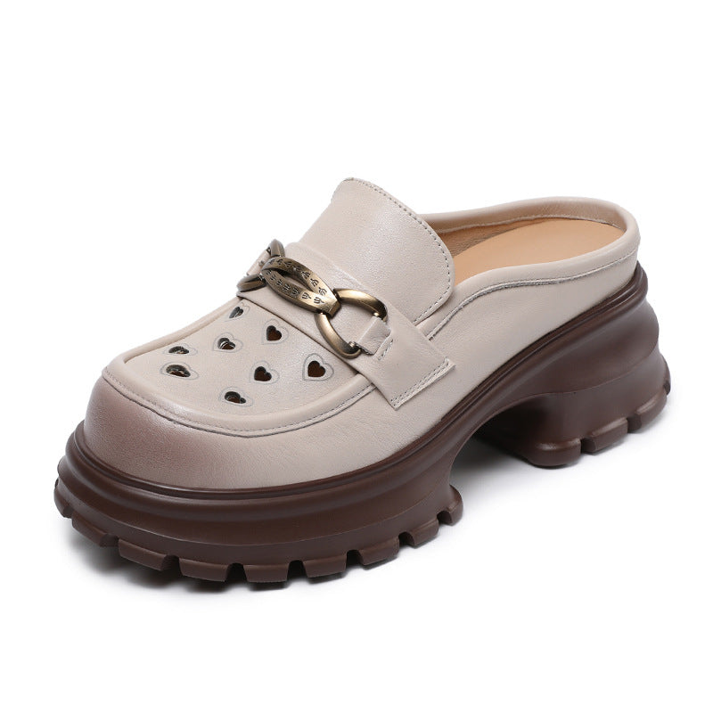 Naisten Muoti Slip-On Kengät tyylikkäillä Sydän-Leikkauksilla Luvik
