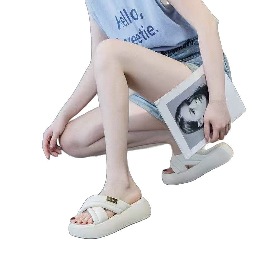 Naisten Mukavat Flatform Pantolit Luvik