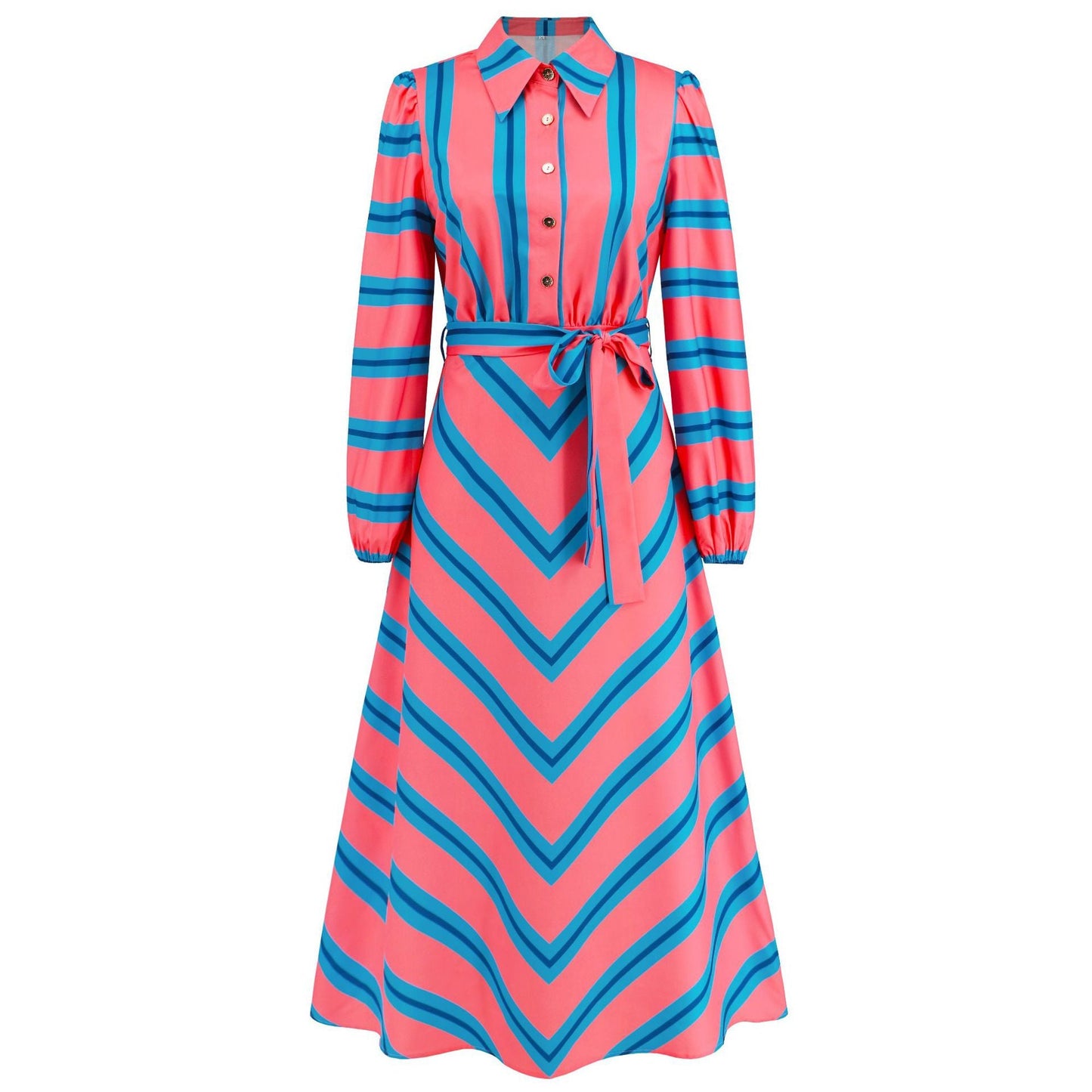 Luvik | Elegant Cardigan Mekko nappikoristeilla