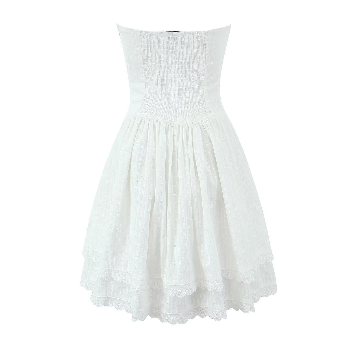 Luvik | Trendy Mini Skirt Bed Linen with Chest Detail