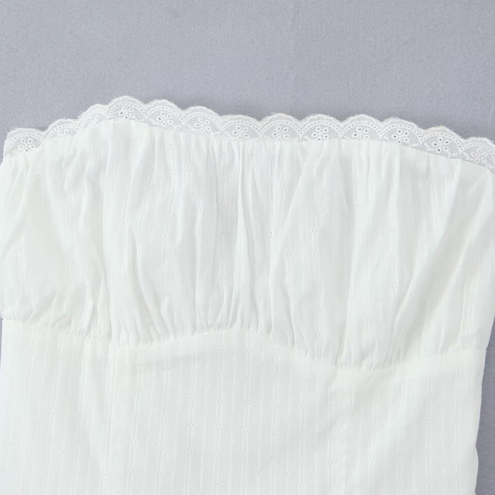 Luvik | Trendy Mini Skirt Bed Linen with Chest Detail
