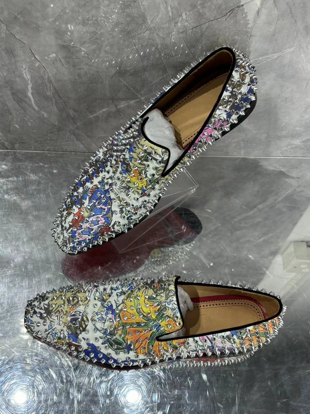 Miesten Piikkipohjaiset Slip-On Loafers Luvik