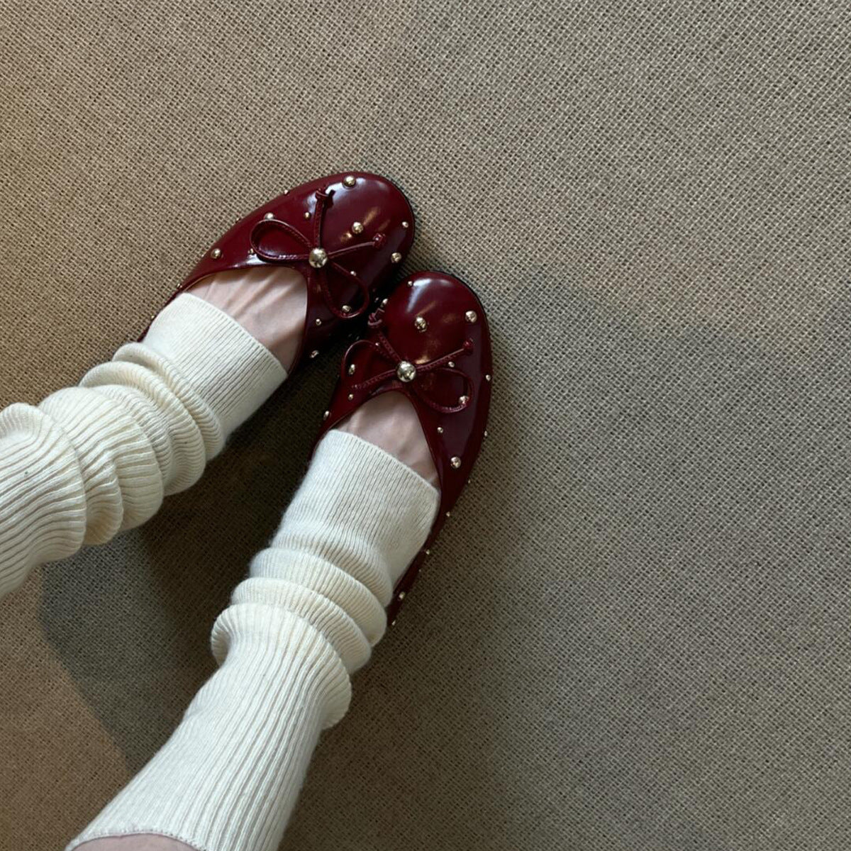 Naisten Koristellut Kaari-Yksityiskohdat Ballerina Tasapohjat Luvik