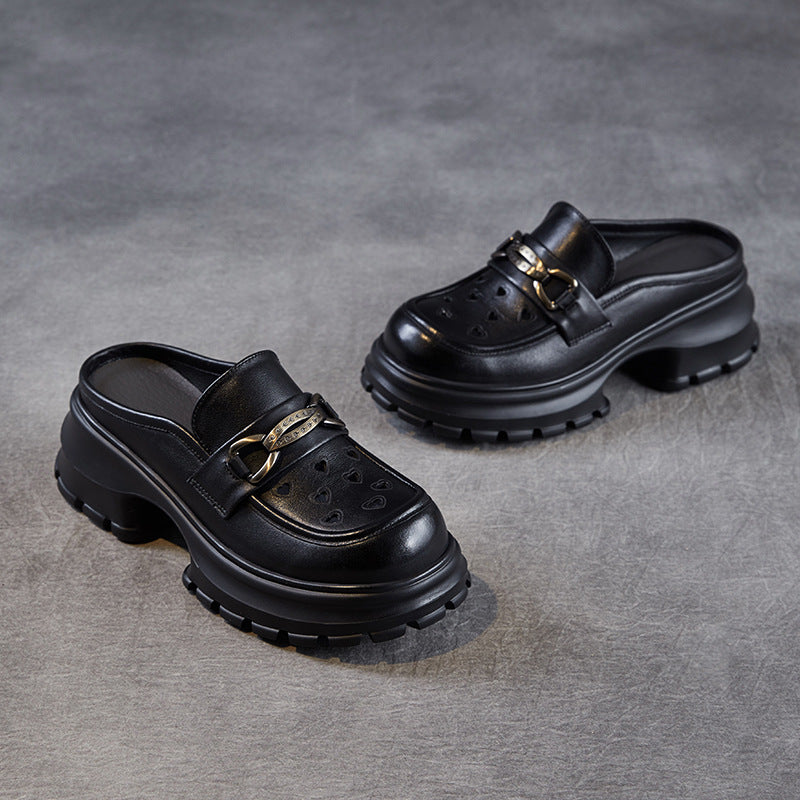 Naisten Muoti Slip-On Kengät tyylikkäillä Sydän-Leikkauksilla Luvik