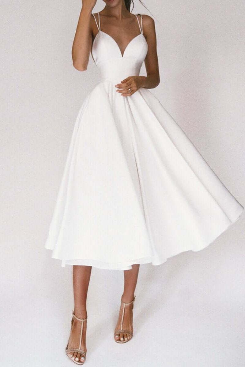 Luvik | Suspender Swing Midi Dress