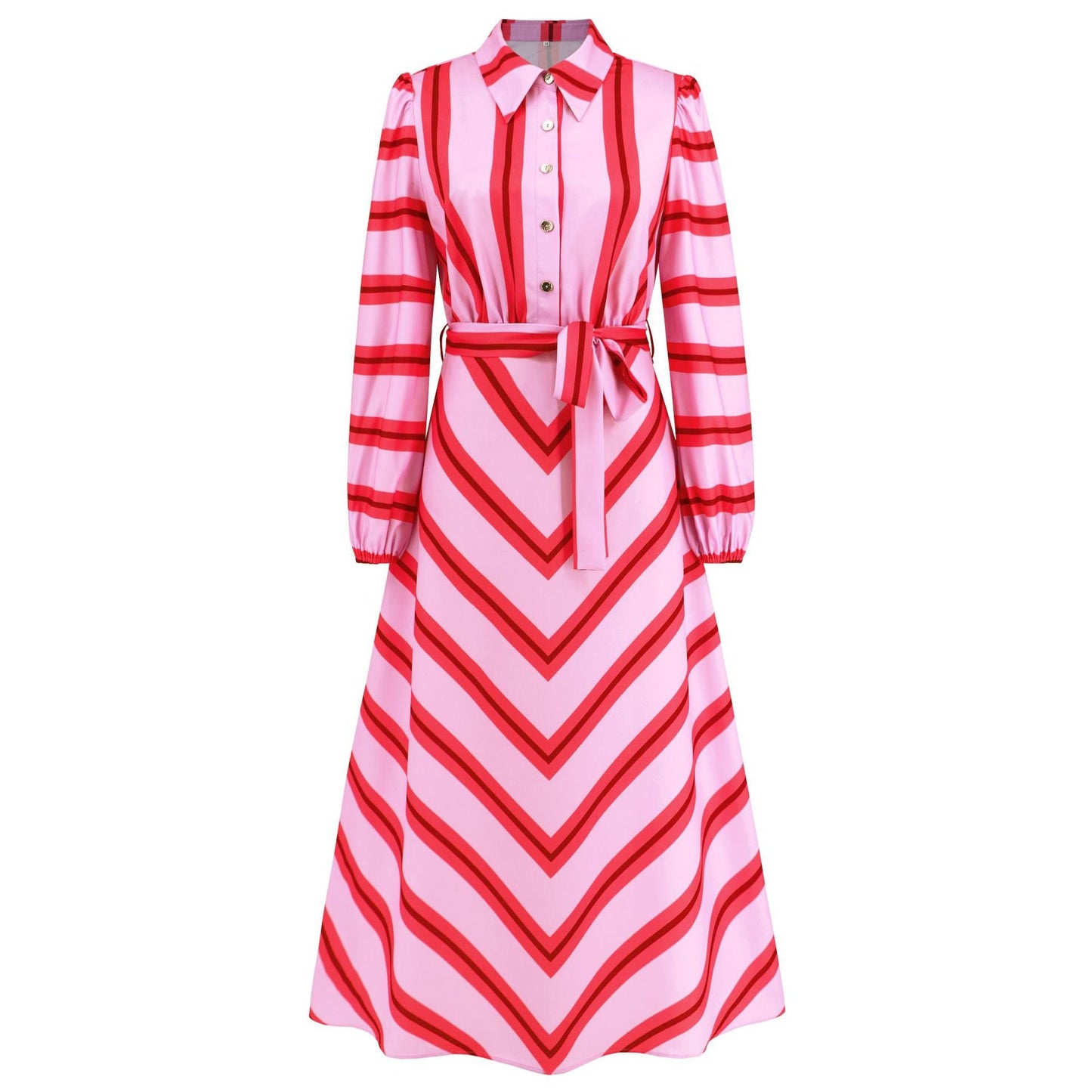Luvik | Elegant Cardigan Mekko nappikoristeilla