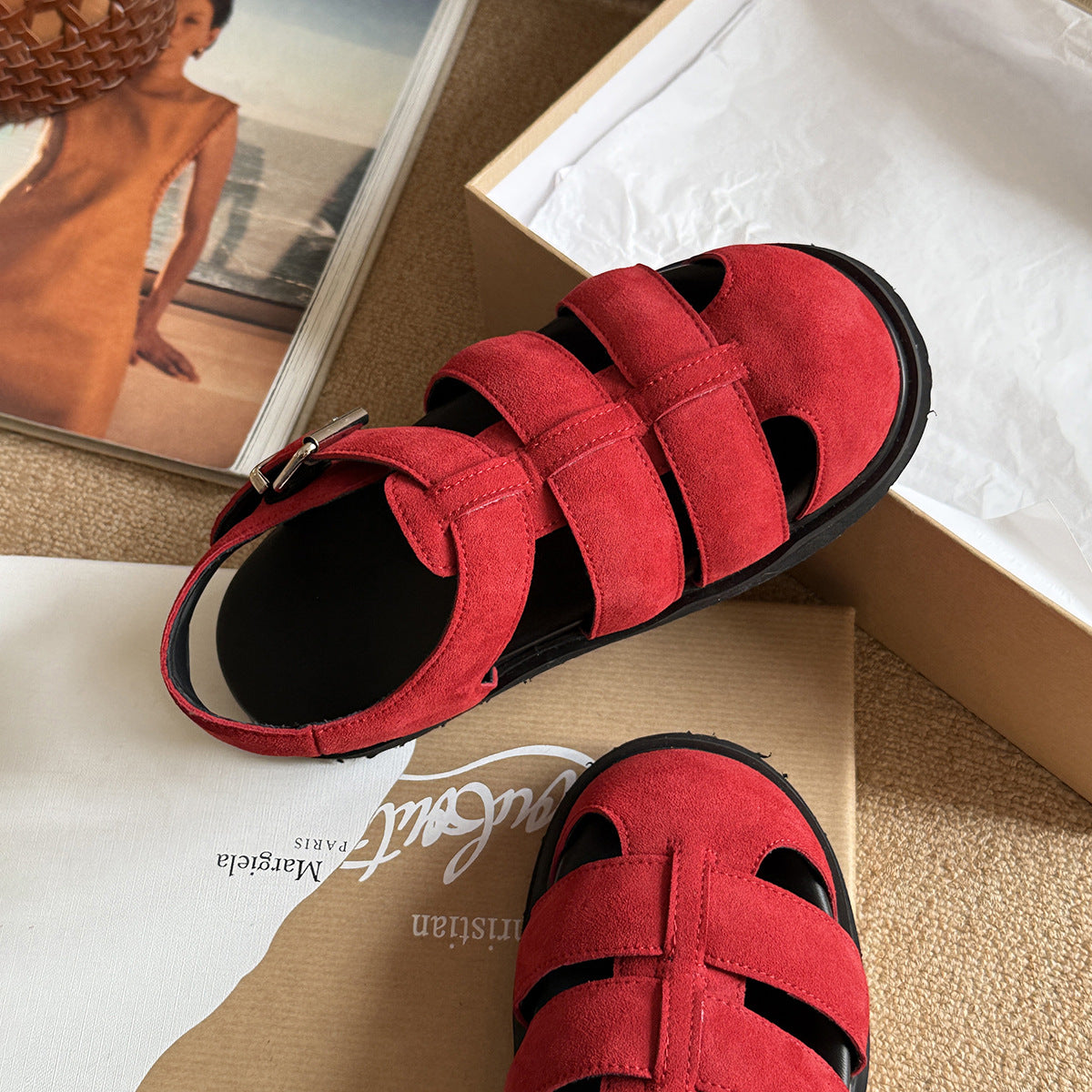 Naiset Chunky Sandalit Mukavuus Luvik