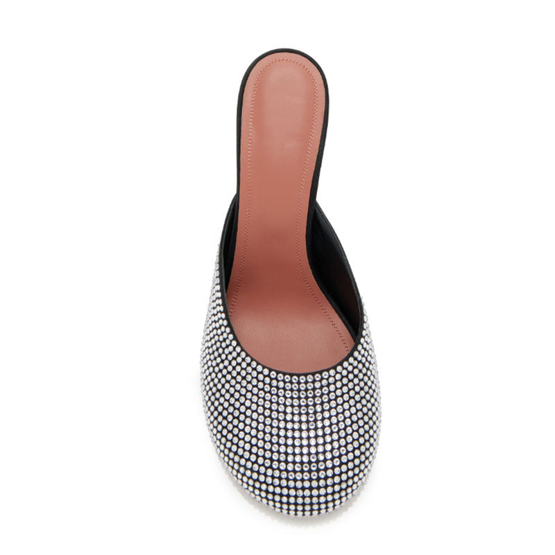 Femme Strass-koristellut Mules Luvik