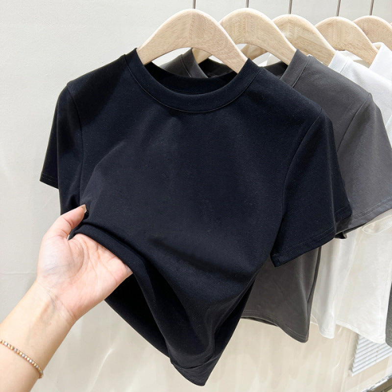 Miesten Klassinen Crew Neck Vapaa-aika T-paita Luvik