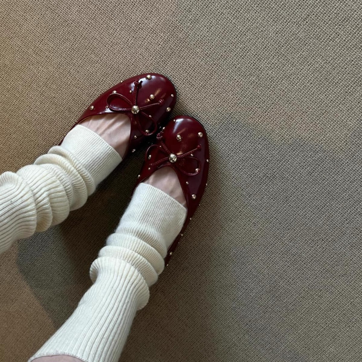 Naisten Koristellut Kaari-Yksityiskohdat Ballerina Tasapohjat Luvik