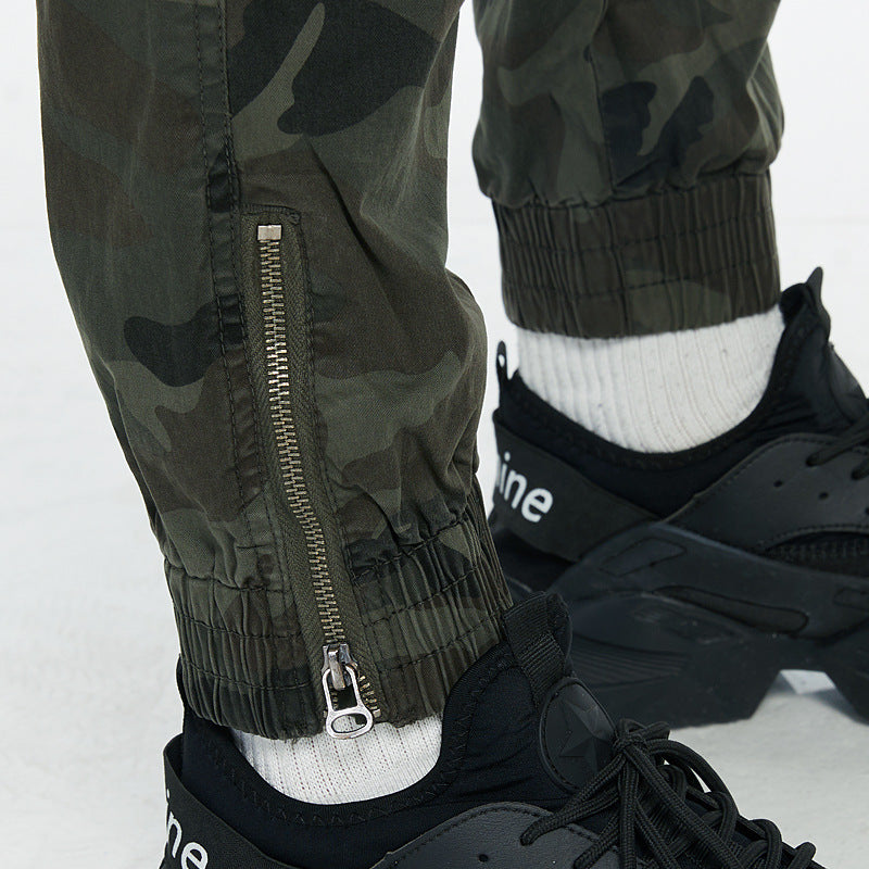 Herren Camo Utility Cargo Hose Luvik