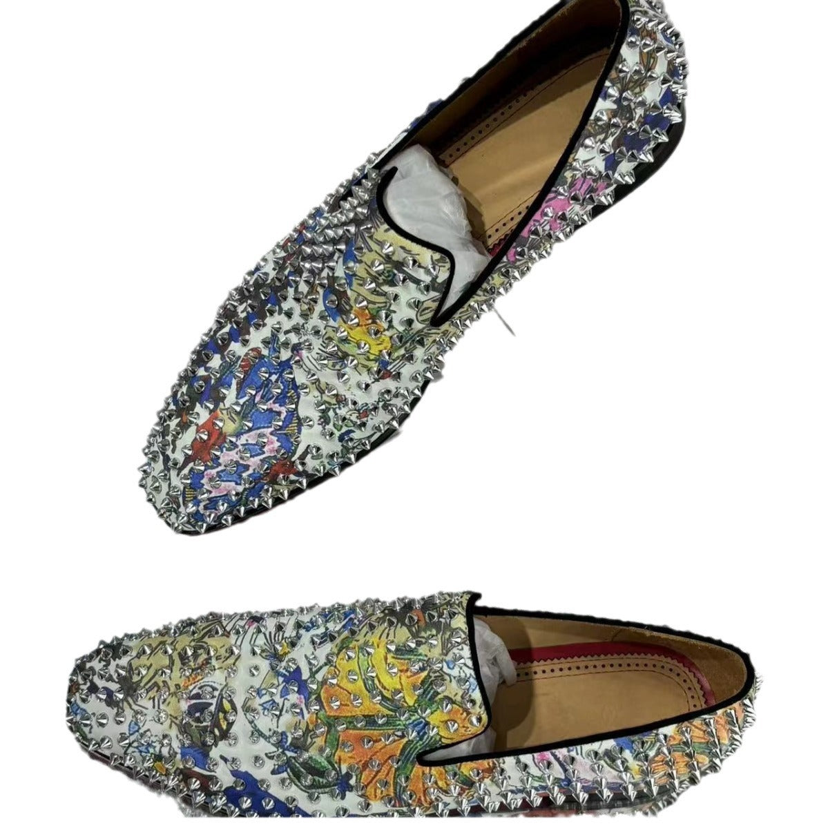 Miesten Piikkipohjaiset Slip-On Loafers Luvik