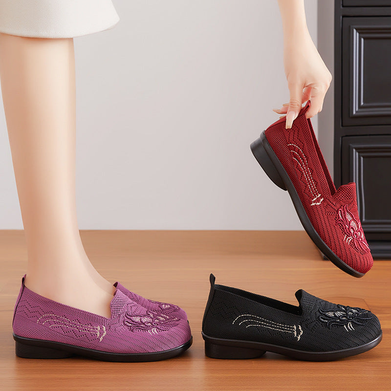 Femme Keinotekoisesti Kirjailtu Slip-On Sabot Luvik