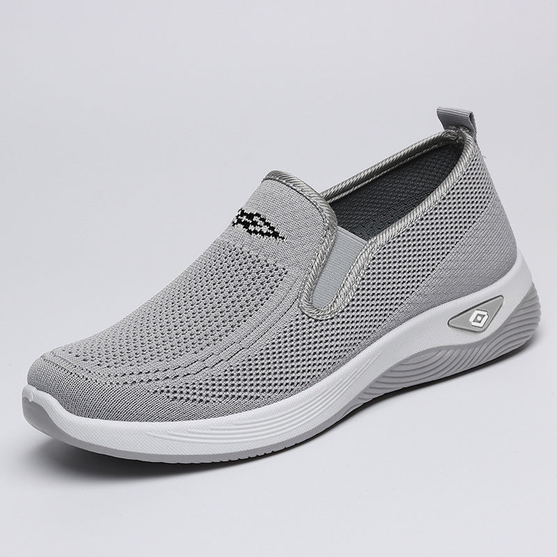 Naisten rento slip-on-tennarit hengittävällä neulemuotoilulla Luvik