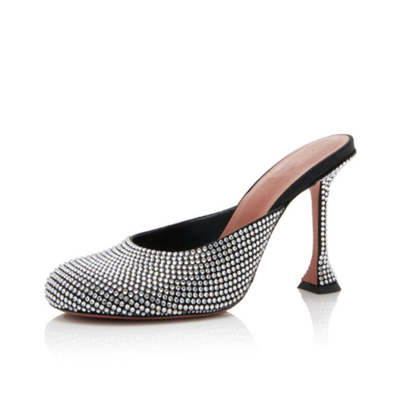 Femme Strass-koristellut Mules Luvik