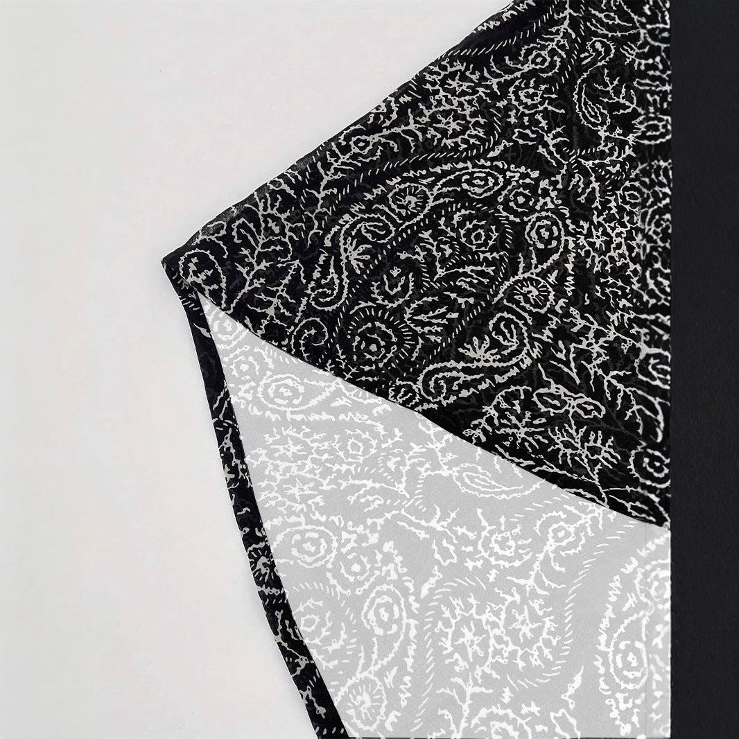Naisten Kimono-tyylinen kardigan, jossa on herkkä paisley-kuosi ja rento leikkaus Luvik