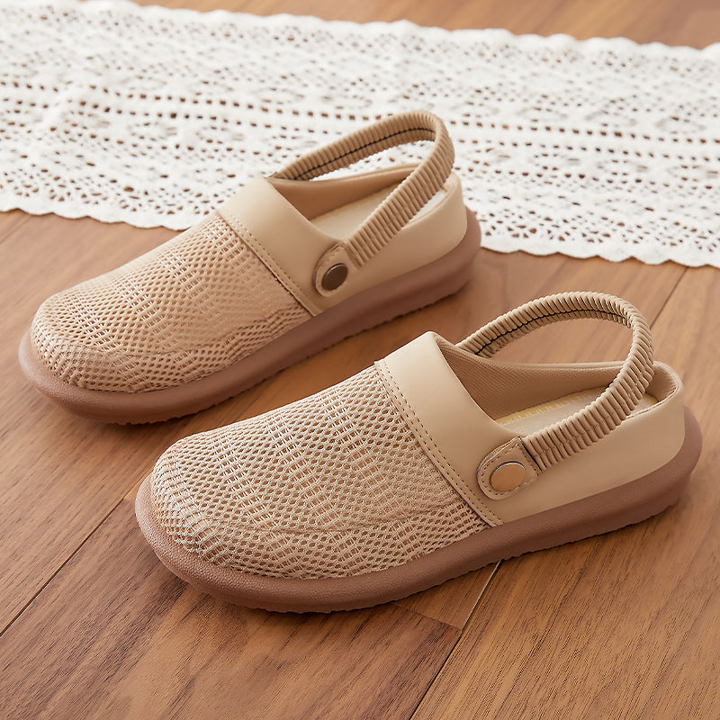 Femme Kevyet Slip-On Mukavuus Sandalias, joissa on hengittävä Mesh-suunnittelu Luvik