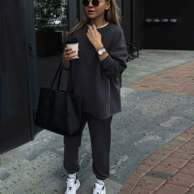 Luvik | Trendy Fashion Elastic Pants Two-Piece Set