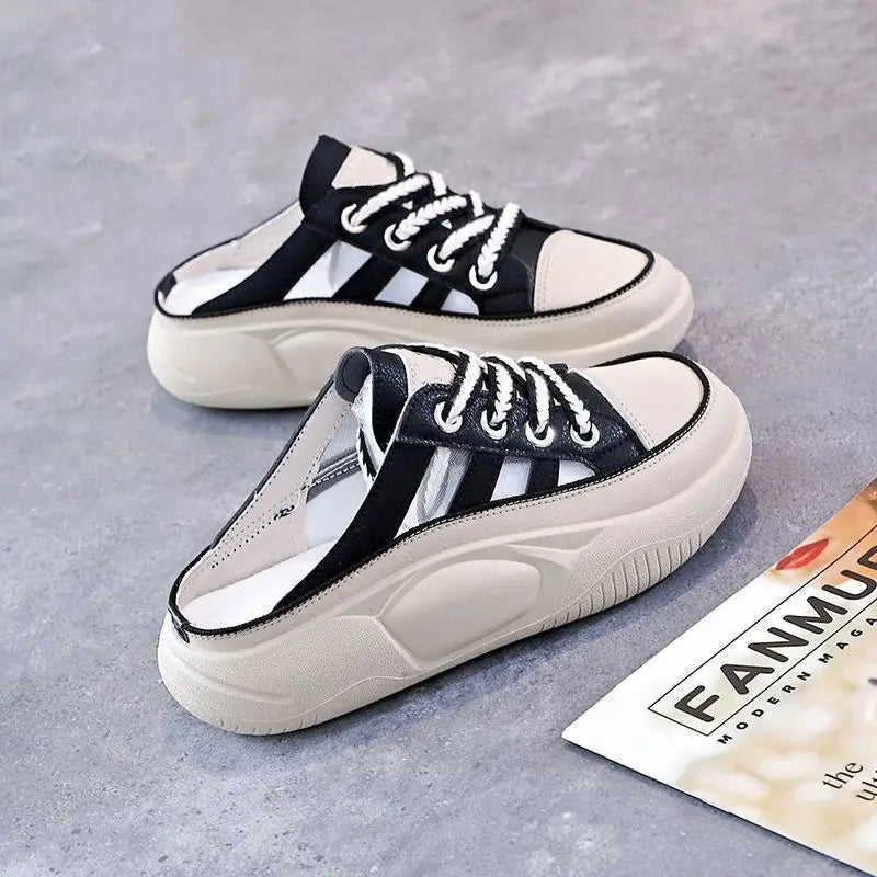 Luvik | Puolipitkä Slip-On Valkoiset Kengät
