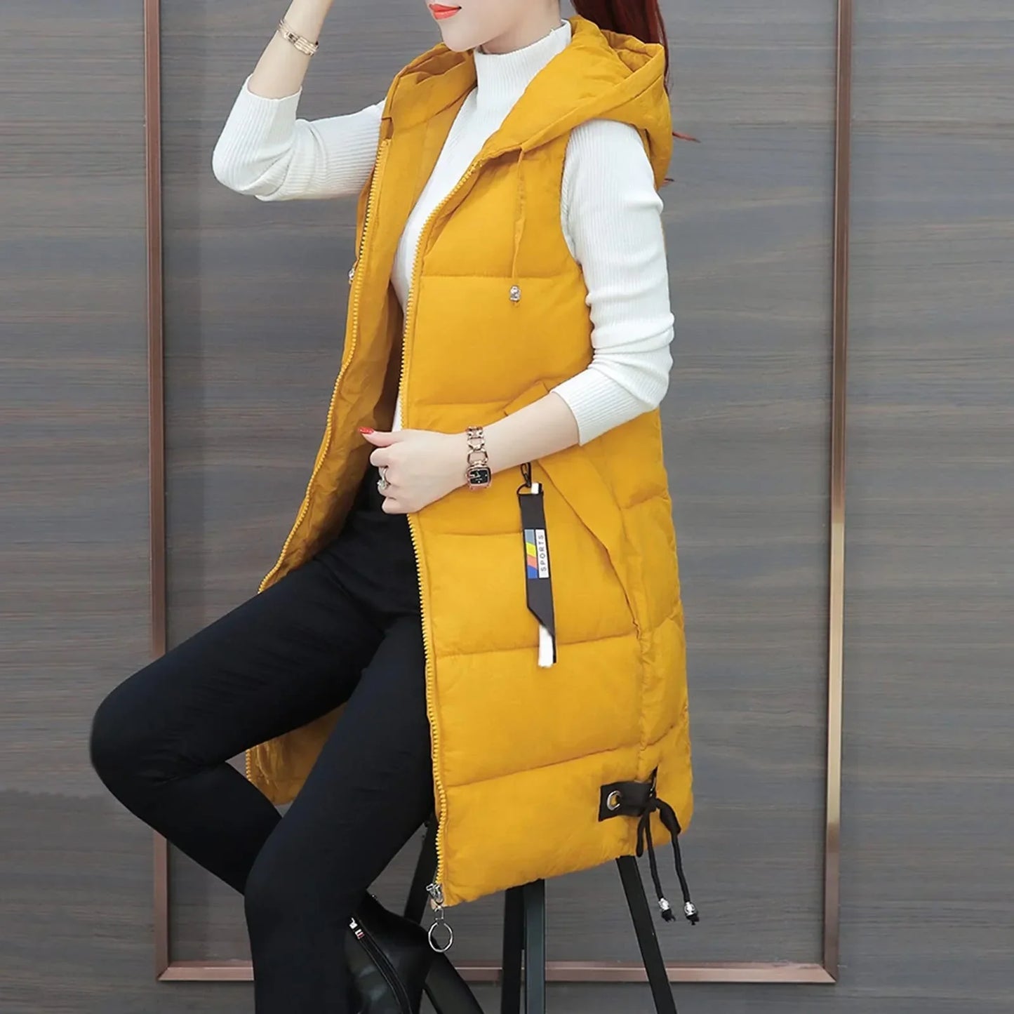 Luvik | Damen Stepp Parka Aus Baumwolle