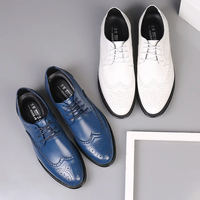Luvik | Bequeme Oxford Herren Business Anzug Schuhe