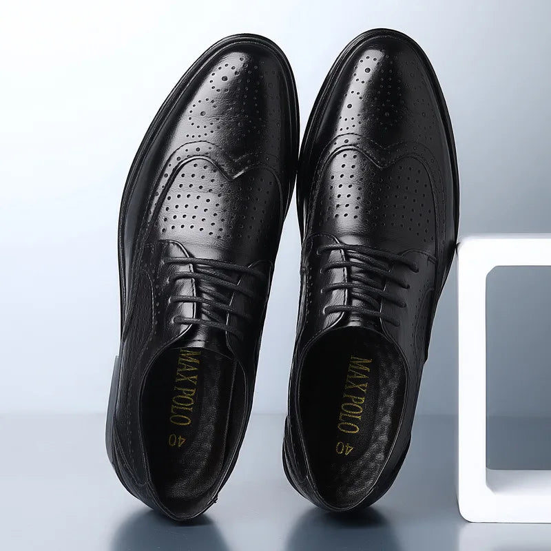 Luvik | Bequeme Oxford Herren Business Anzug Schuhe