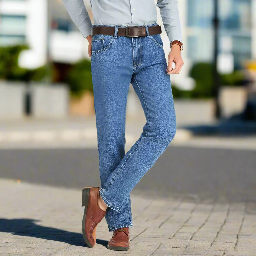 Luvik | Klassische Stretch Jeans Für Herren
