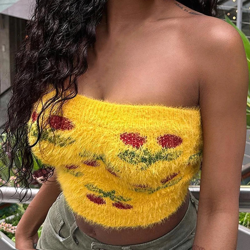Luvik | Hauska idea Bandeau Crop Top