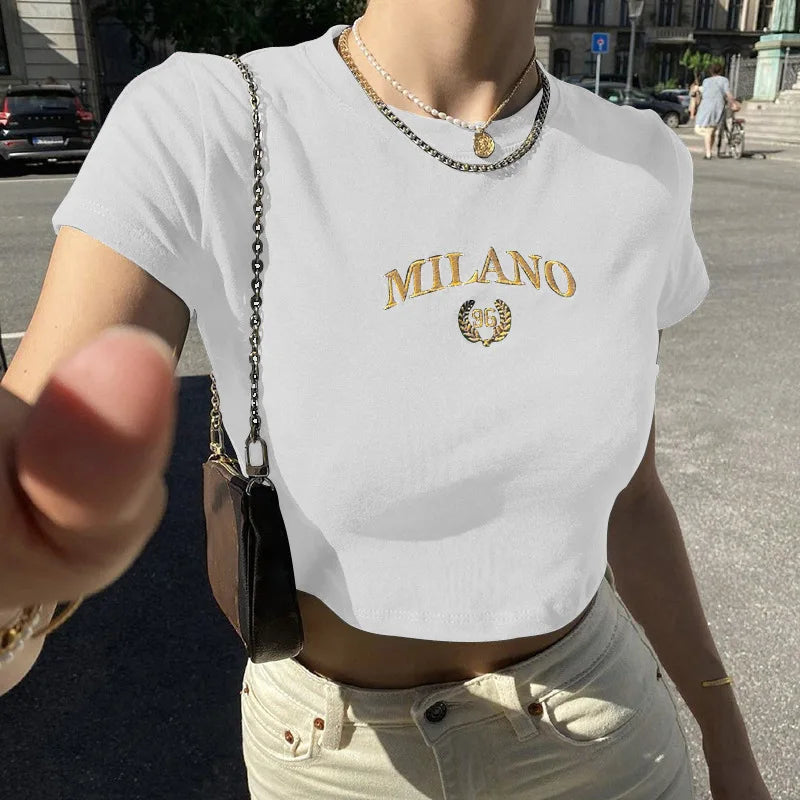 Luvik | Trendy Milano Crop Top naisille