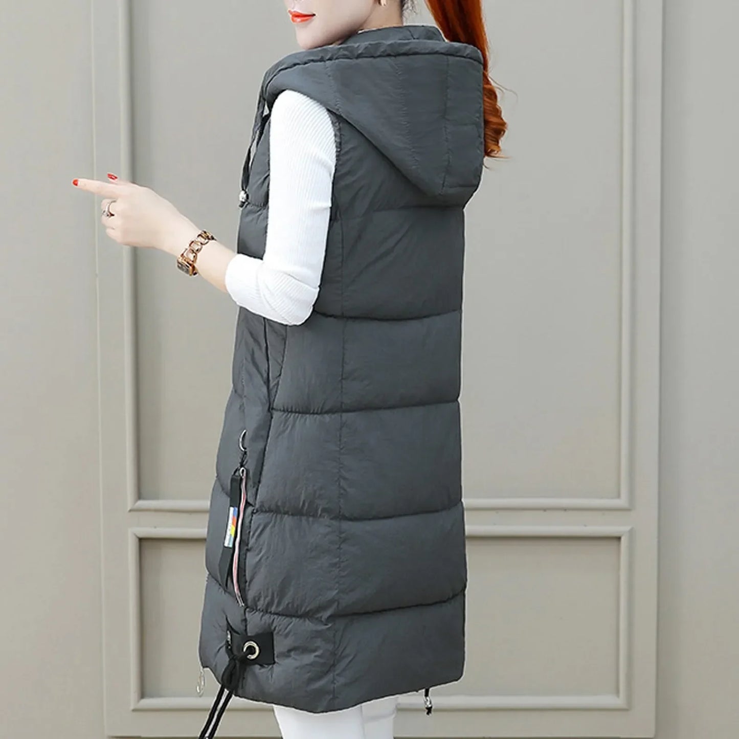 Luvik | Damen Stepp Parka Aus Baumwolle