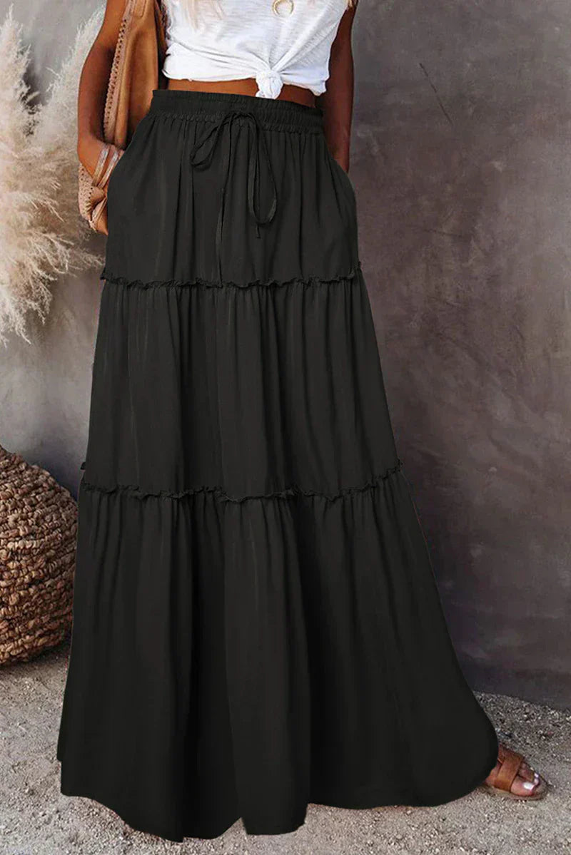 Luvik | High-waisted skirt in boho style
