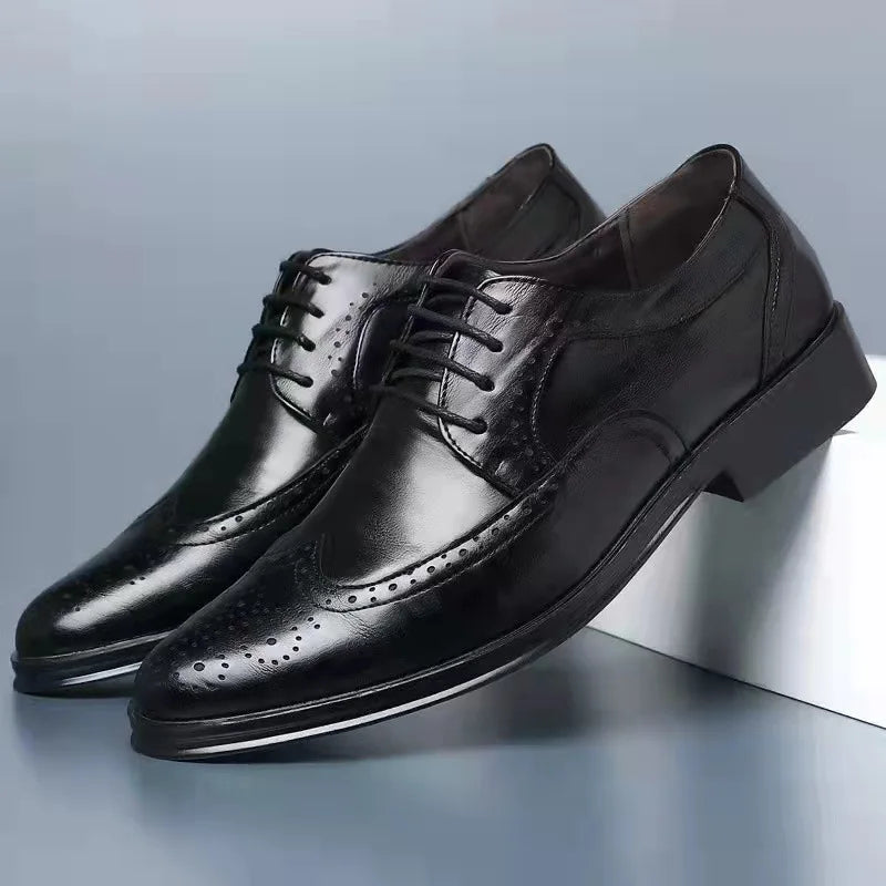 Luvik | Bequeme Oxford Herren Business Anzug Schuhe