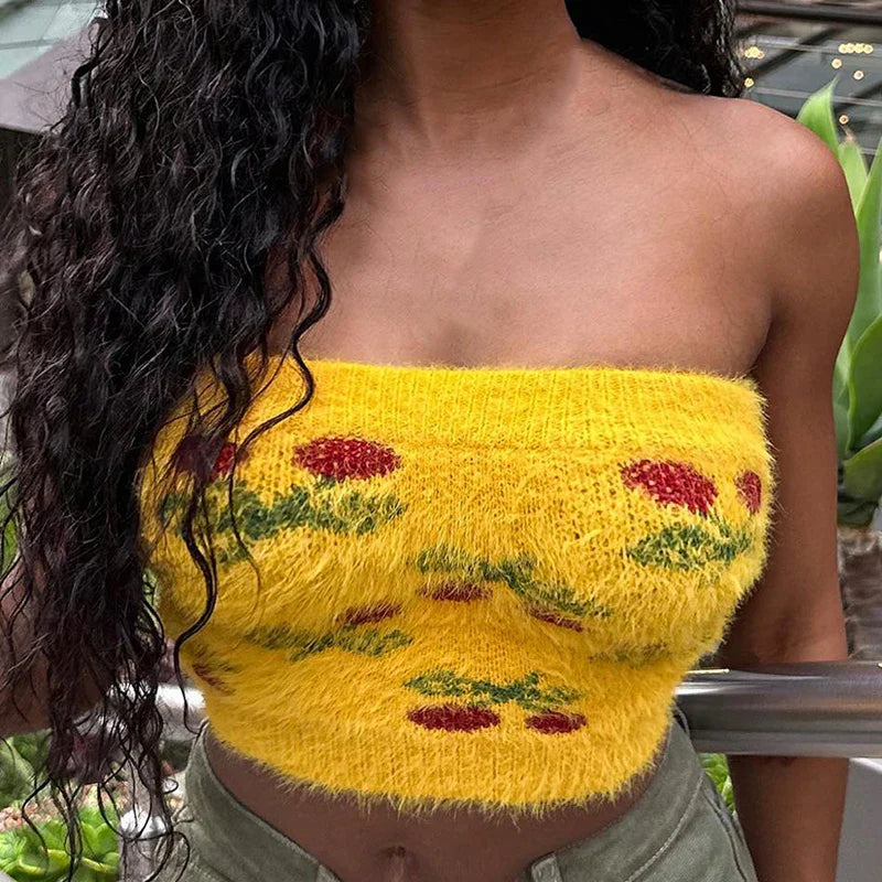 Luvik | Hauska idea Bandeau Crop Top