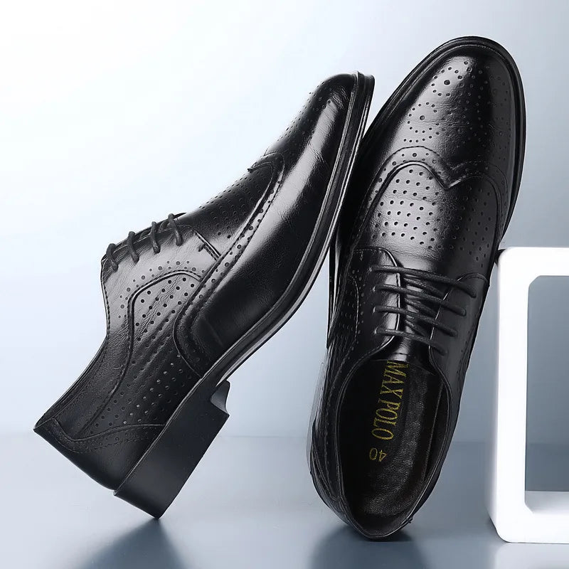 Luvik | Bequeme Oxford Herren Business Anzug Schuhe
