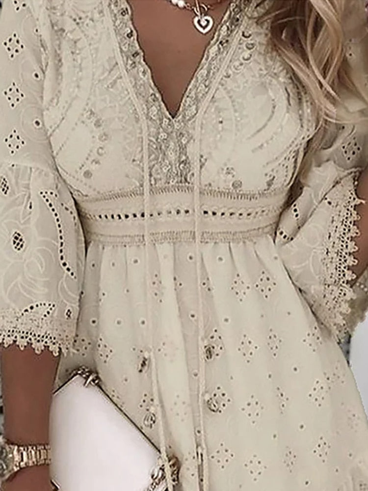Luvik | Boho Ibiza Lyhyt Kesämekko Kevyt & Tyylikäs