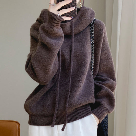 Luvik | Tökkö pullover, jossa on pehmeä kaulus