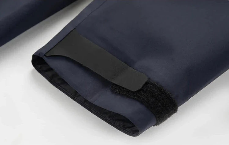 Luvik | Mehrfarbige Wasserdichte Jacke Mit Hohem Kragen Und Kapuze