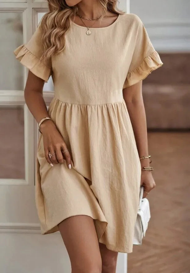 Luvik | Elegant midi-dress in A-line shape