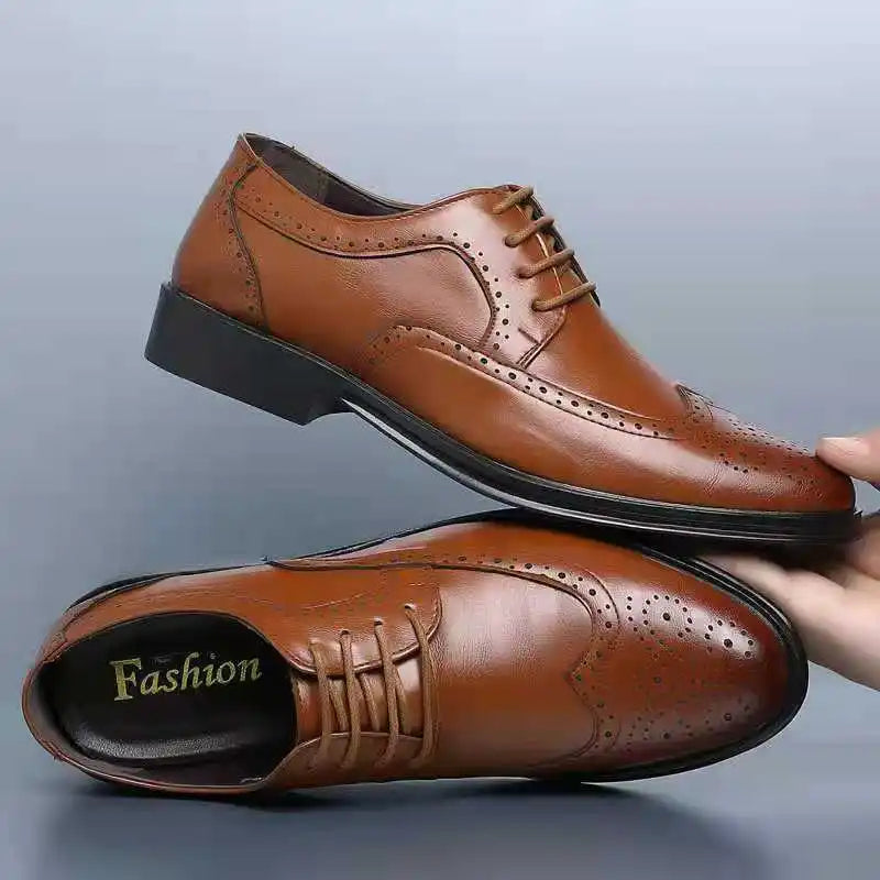 Luvik | Bequeme Oxford Herren Business Anzug Schuhe