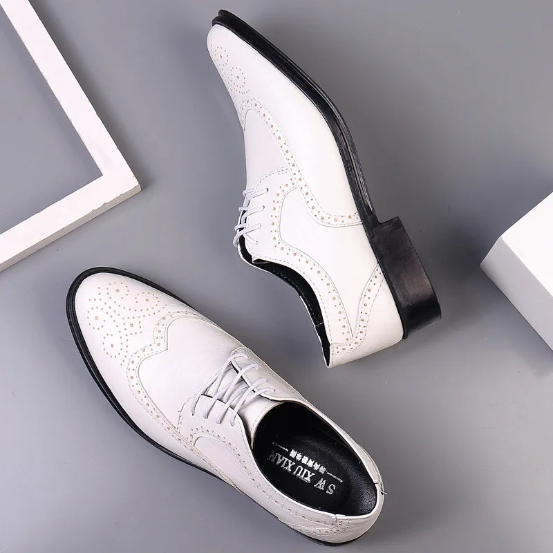Luvik | Bequeme Oxford Herren Business Anzug Schuhe