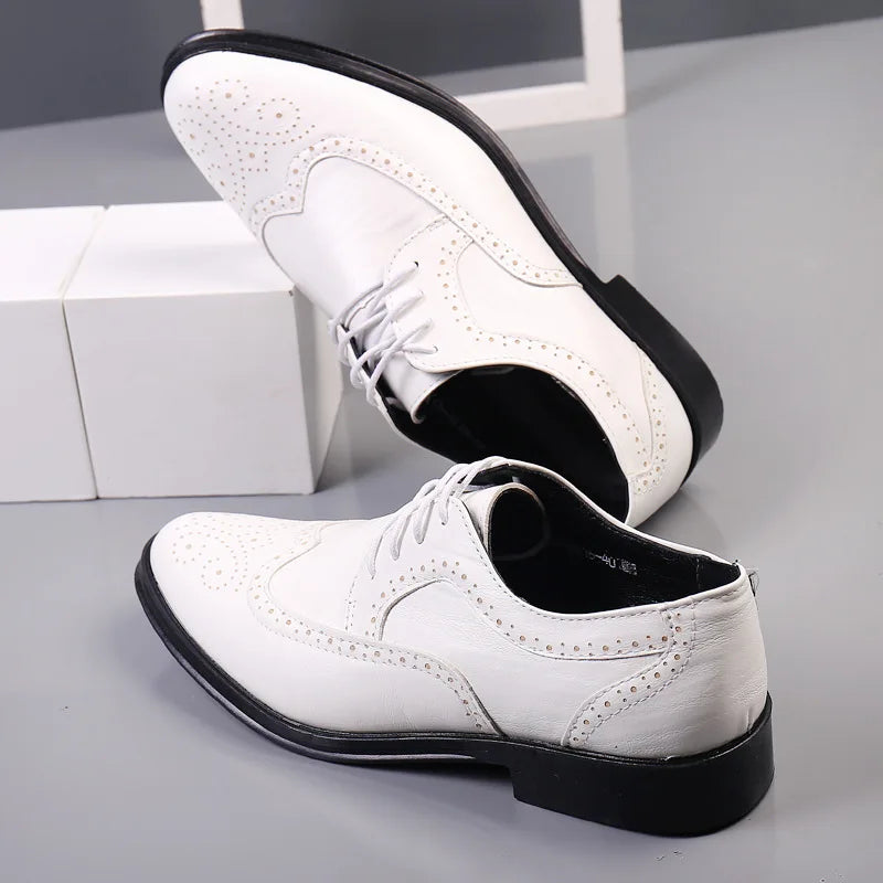 Luvik | Bequeme Oxford Herren Business Anzug Schuhe